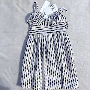 Zara polka dot dress 4-5